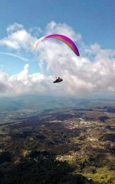 Paralotnia na Lijaku